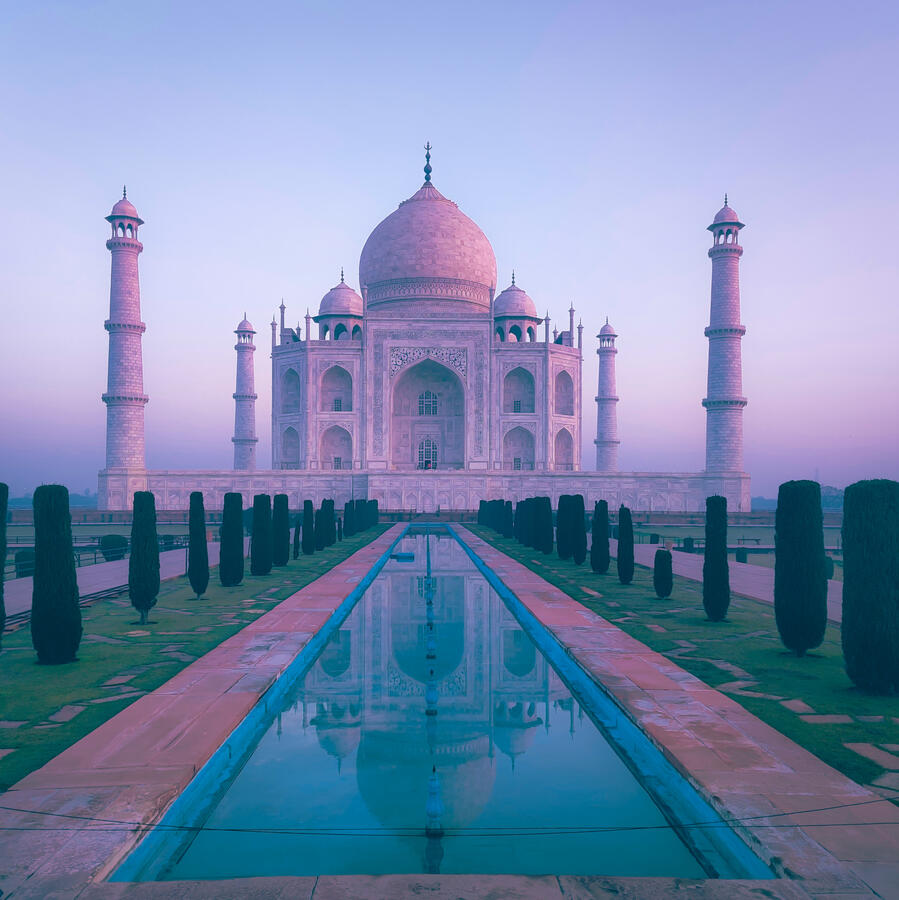 Mornings at Taj Mahal